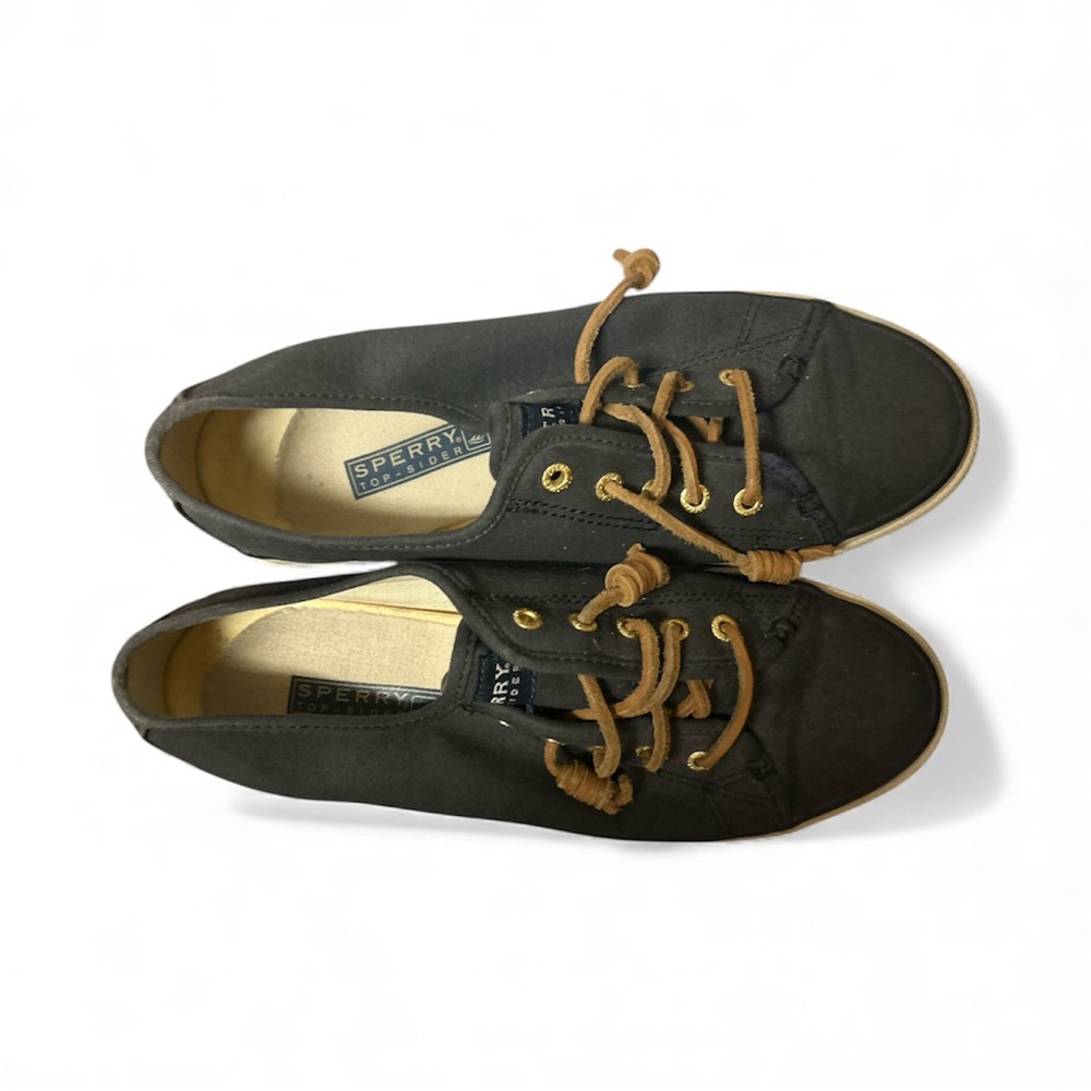 Sperry Womens Navy Casual Top-Sider Sz 7.5 PreLoved